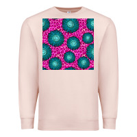 Pale Pink floral pink leopard seamless pattern Premium Sweatshirt - BundleAndBundleShop