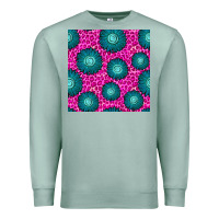 Seafoam floral pink leopard seamless pattern Premium Sweatshirt - BundleAndBundleShop