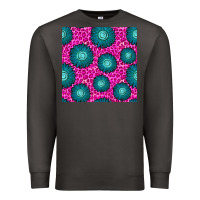 Smoke floral pink leopard seamless pattern Premium Sweatshirt - BundleAndBundleShop