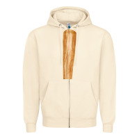 Sandshell wooden baseball Zipper Hoodie - FaDigitalArtStudio