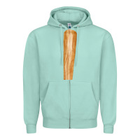 Seafoam wooden baseball Zipper Hoodie - FaDigitalArtStudio