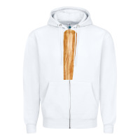 White wooden baseball Zipper Hoodie - FaDigitalArtStudio