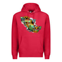 Cardinal Mexico Map Premium Hoodie - RanaPortraitStore