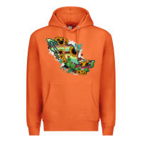 Carrot Mexico Map Premium Hoodie - RanaPortraitStore
