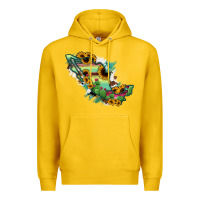 Lemon Mexico Map Premium Hoodie - RanaPortraitStore