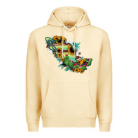 Pina Colada Mexico Map Premium Hoodie - RanaPortraitStore