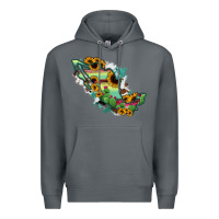 Rock Mexico Map Premium Hoodie - RanaPortraitStore