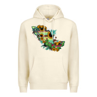 Sandshell Mexico Map Premium Hoodie - RanaPortraitStore