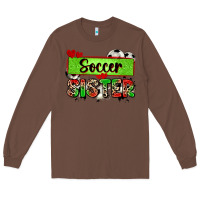Chestnut soccer sister with leopard Long Sleeve Tee - Zillion Design Studio