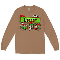 Soccer Sister With Leopard Long Sleeve Tee | Teevron