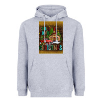 Heather Grey small town christmas church Heavyweight Hoodie - AdoDesignShop
