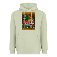 Matcha small town christmas church Heavyweight Hoodie - AdoDesignShop