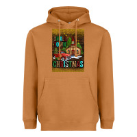 Meerkat small town christmas church Heavyweight Hoodie - AdoDesignShop
