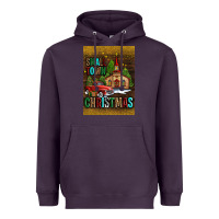 Plum small town christmas church Heavyweight Hoodie - AdoDesignShop