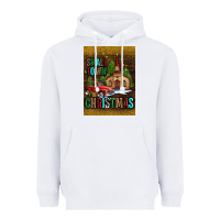 White small town christmas church Heavyweight Hoodie - AdoDesignShop