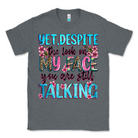 Charcoal Heather yet,despite the look on my face you are still talk Classic Tee - Zillion Design Studio