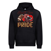 Black small town big pride red Urban Hoodie - MaliasSmallBusiness