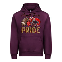 Mauve Wine small town big pride red Urban Hoodie - MaliasSmallBusiness