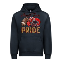 Navy small town big pride red Urban Hoodie - MaliasSmallBusiness