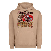 Pigment Burro small town big pride red Urban Hoodie - MaliasSmallBusiness