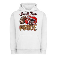 Pigment Lunar Rock small town big pride red Urban Hoodie - MaliasSmallBusiness
