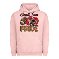 Pigment Salmon small town big pride red Urban Hoodie - MaliasSmallBusiness