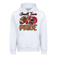 White small town big pride red Urban Hoodie - MaliasSmallBusiness
