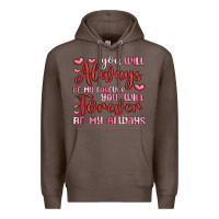 Coffee you will always be my forever you will forever be Premium Hoodie - MaliasSmallBusiness