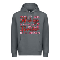 Rock you will always be my forever you will forever be Premium Hoodie - MaliasSmallBusiness