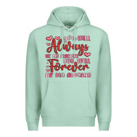 Seafoam you will always be my forever you will forever be Premium Hoodie - MaliasSmallBusiness