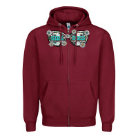 Burgundy girl boss Zipper Hoodie - SublimationCraftShop