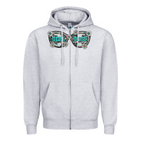 Heather Grey girl boss Zipper Hoodie - SublimationCraftShop
