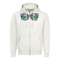 Oatmeal Heather girl boss Zipper Hoodie - SublimationCraftShop