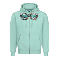 Seafoam girl boss Zipper Hoodie - SublimationCraftShop