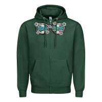 Sports Green girl boss Zipper Hoodie - SublimationCraftShop