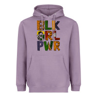 Lavender black girl power Heavyweight Hoodie - BundleAndBundleShop