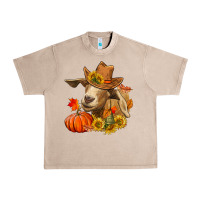 French Oak Fall Goat Urban Heavy Tee - RanaPortraitStore