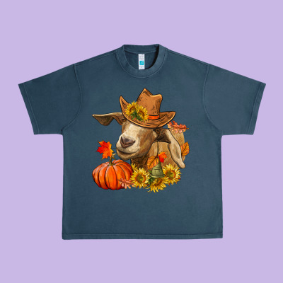 Fall Goat Urban Heavy Tee Designed By Ranaportraitstore