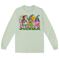 Matcha hello summer gnome Long Sleeve Tee - texasbilliewilder