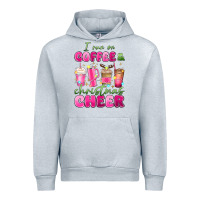Heather Grey i run on coffee and christmas cheer Urban Hoodie - MaliasSmallBusiness