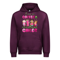 Mauve Wine i run on coffee and christmas cheer Urban Hoodie - MaliasSmallBusiness