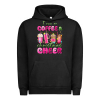 Pigment Black i run on coffee and christmas cheer Urban Hoodie - MaliasSmallBusiness