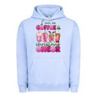 Pigment Grape Ice i run on coffee and christmas cheer Urban Hoodie - MaliasSmallBusiness