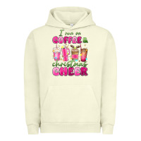 Pigment Pistachio i run on coffee and christmas cheer Urban Hoodie - MaliasSmallBusiness