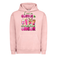 Pigment Salmon i run on coffee and christmas cheer Urban Hoodie - MaliasSmallBusiness