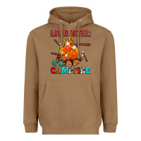 Toasted Coconut life is better by the campfire with marshmallows Heavyweight Hoodie - AdoDesignShop