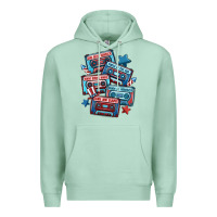 Seafoam usa america cassette tapes Premium Hoodie - MaliasSmallBusiness