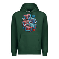 Sports Green usa america cassette tapes Premium Hoodie - MaliasSmallBusiness