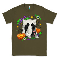 Army Green My Cat Is My Boo Classic Tee - texasbilliewilder