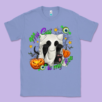 My Cat Is My Boo Classic Tee Designed By Texasbilliewilder